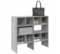vidaXL Shoe Racks 2 pcs Stackable Grey Sonoma 89.5x30x40 cm