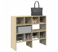 vidaXL Shoe Racks 2 pcs Stackable Sonoma Oak 89.5x30x40 cm
