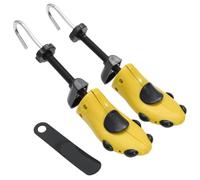 vidaXL Shoe Stretchers with Shoe Horn Yellow EU 41-46 Plastic