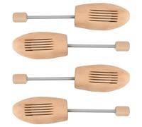 vidaXL Shoe Trees 2 Pairs EU 35-38 Solid Wood Lotus