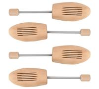 vidaXL Shoe Trees 2 Pairs EU 43-46 Solid Wood Lotus