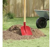 vidaXL Shovel Head 4 pcs Red 32 x 24.5 cm Powder-Coated Steel