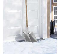 vidaXL Shovel Head 4 pcs Silver 45 x 38 cm Aluminum