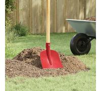 vidaXL Shovel Head Red 32 x 24.5 cm Powder-Coated Steel