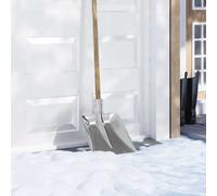 vidaXL Shovel Head Silver 45 x 38 cm Aluminum