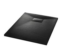 vidaXL Shower Base Tray 90x70 cm - Low-Profile, Durable, Easy Entry & Exit, Skid-Resistant, Easy-to-Clean SMC Material - Modern Bathroom Accessory