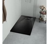 vidaXL Shower Base Tray SMC Black 90x80 cm