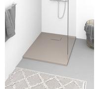 vidaXL Shower Base Tray SMC Brown 90x70 cm Modern Bathroom Shower Receptor