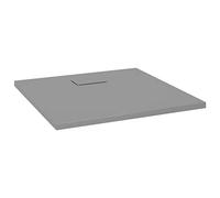 vidaXL Shower Base Tray SMC Grey 90x90 cm