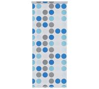 vidaXL Shower Roller Blind Blackout Window Shade for Bedroom Door Water Resistant Shower Curtain Bathroom Room Divider 120x240 cm Circle