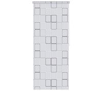 vidaXL Shower Curtain Roller Blind 120x240cm Square Bathroom Divider Panel