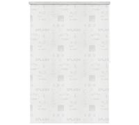 vidaXL Shower Curtain Roller Blind 140x240cm - Grey EVA Water Resistant Bathroom Divider with Ceiling Mount and Pull Cord