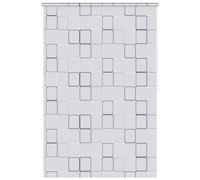 vidaXL Shower Roller Blind Blackout Window Shade for Bedroom Door Water Resistant Shower Curtain Bathroom Room Divider 140x240 cm Square