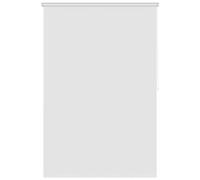 vidaXL Shower Curtain Roller Blind 140x240cm White Bathroom Accessory Divider