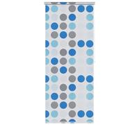 vidaXL Shower Roller Blind 80x240 cm - Circle design, EVA Material, Water-Resistant, Quick-Drying, Easy to Clean, Pull-Cord on Either Side, Easy Assembly, Multicolor
