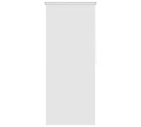 vidaXL Shower Curtain Roller Blind - 80x240cm White Bathroom Accessory, Water Resistant EVA Material, Easy Mount Design