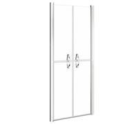 vidaXL Shower Door Clear ESG 81x190 cm Enclosure Screen Bath Cabin Bathroom
