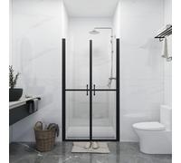 vidaXL Shower Door Clear ESG (88-91)x190 cm Bathroom Enclosure Cabinet Screen