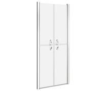 vidaXL Shower Door Frosted ESG 86x190 cm Enclosure Screen Bath Cabin Bathroom