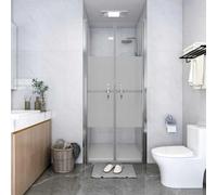 vidaXL Shower Door Half Frosted ESG 71x190 cm