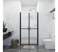vidaXL Shower Door Half Frosted ESG (78-81)x190 cm Bathroom Cabinet Screen