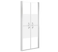 Vidaxl Shower Door Half Frosted Esg 86X190 Cm