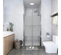 Vidaxl Shower Door Half Frosted Esg 96X190 Cm