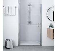 vidaXL Shower Door Tempered Glass 91x195 cm