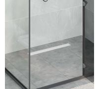 vidaXL Shower Drain 2-in-1 with 360 Siphon Silver 60 cm