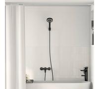 vidaXL Shower Head Set Black G 1 / 2 inches Brass