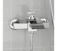 vidaXL Shower Mixer Tap Chrome G 1 / 2 inches