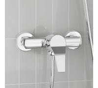 vidaXL Shower Mixer Tap Chrome G 1 / 2 inches Brass