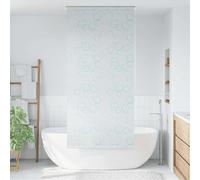 vidaXL Shower Curtain Roller Blind 100x240 cm EVA Water Resistant Bathroom Accessory with Bubble Design