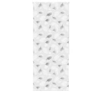 vidaxl shower roller blind - grey - modern design - 100x240 cm - water-resistant peva - space-saving - adjustable height - wall/ceiling/window mount - child safety chain