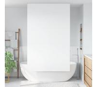 vidaxl shower roller blind 120x240 cm white peva water- roll-up mechanism for bath or shower