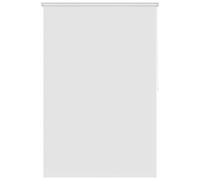 vidaXL Shower Roller Blind Blackout Window Shade for Bedroom Door Water Resistant Shower Curtain Bathroom Room Divider 160x240 cm White