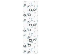 vidaXL Shower Roller Blind 70x240 cm Fabric Width 66 cm, shower blind, rollup shower curtain, bathroom shower blind, shower roller shade