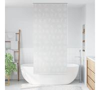 vidaXL Shower Roller Blind Blackout Window Shade for Bedroom Door Water Resistant Shower Curtain Bathroom Room Divider 80x240 cm Sea Star