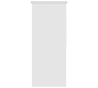 vidaXL Shower Curtain Roller Blind 80x240cm White Bathroom Accessory Divider