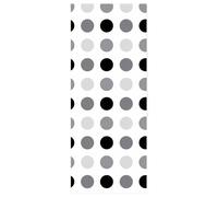 vidaXL Shower Roller Blind - Modern 90x240 cm, Water- PEVA, Multicolor Circles, Wall/Ceiling/Window Mount, Child-Safe Features