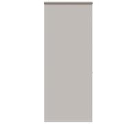vidaXL Shower Roller Blind 90x240 cm - Light Grey, Water-Resistant PEVA Fabric, Space-Saving Cassette Design