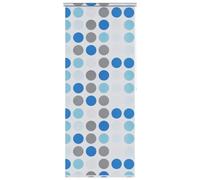 vidaXL Shower Roller Blind Blackout Window Shade for Bedroom Door Water Resistant Shower Curtain Bathroom Room Divider 120x240 cm Circle