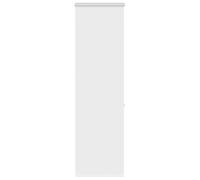 vidaxl Shower Roller Blind/Cassette White PEVA/Aluminium 80x240 cm - Water-Resistant, Space-Saving, Child-Safe