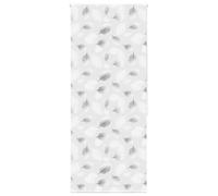 vidaxl shower roller blind - grey - modern design - 100x240 cm - water-resistant peva - space-saving - adjustable height - wall/ceiling/window mount - child safety chain