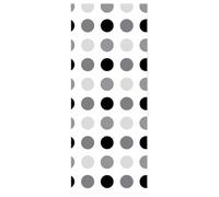 vidaXL Shower Roller Blind - Modern 90x240 cm, Water- PEVA, Multicolor Circles, Wall/Ceiling/Window Mount, Child-Safe Features