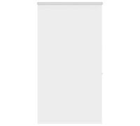 vidaXL Shower Roller Blind PEVA 120x240 cm White - Space-saving Ceiling/Wall Mount with Chain Connector and Cassette - Bathroom Privacy Solution