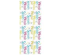 vidaxl shower roller blind - privacy enhancer, multicolour, modern style, PEVA material, 100x240 cm, versatile installation, adjustable, water-