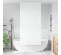 vidaxl shower roller blind - white peva - 100x240 cm - water- and space-saving bathroom window treatment