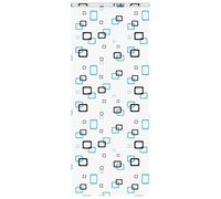 vidaXL Shower Roller Blind with Cassette 110x240 cm Fabric Width 106 cm