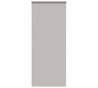 vidaxl shower roller blind with cassette - light grey 110x240 cm/space-saving/water- peva/modern bathroom privacy cover